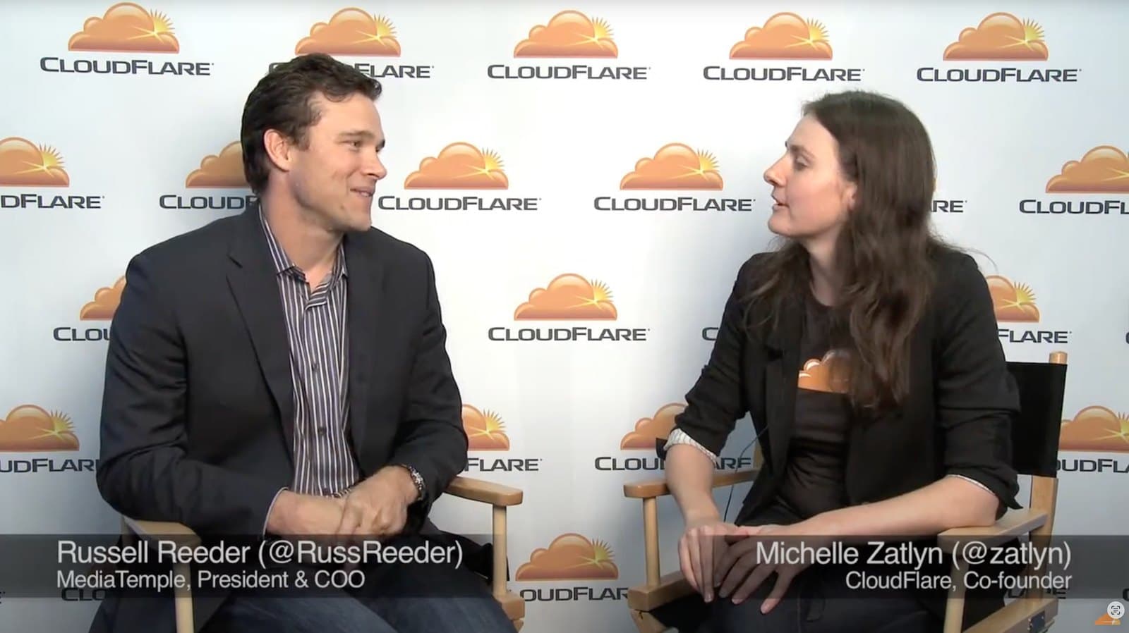 Russ Reeder in a fireside conversation at CloudFest